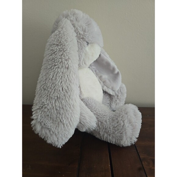 Bunnies By The Bay Nibble Bunny Gray Plush 9" Stuffed Animal Soft Toy Lovey - Picture 4 of 5